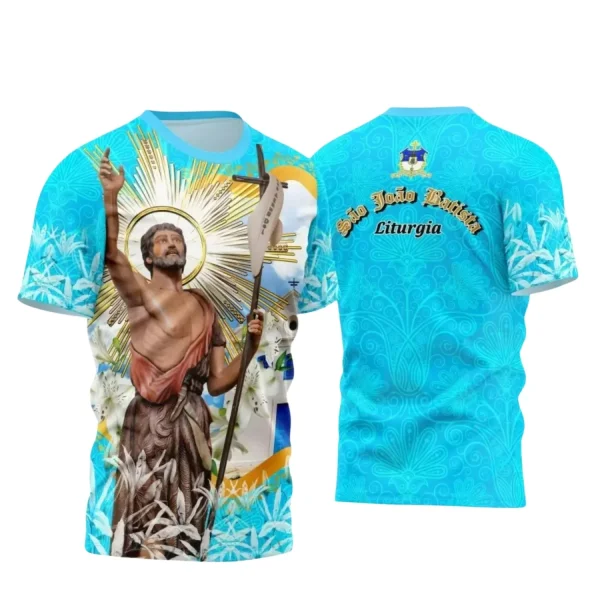 Camiseta São João Batista 2025 – Arte e Religião em Foco