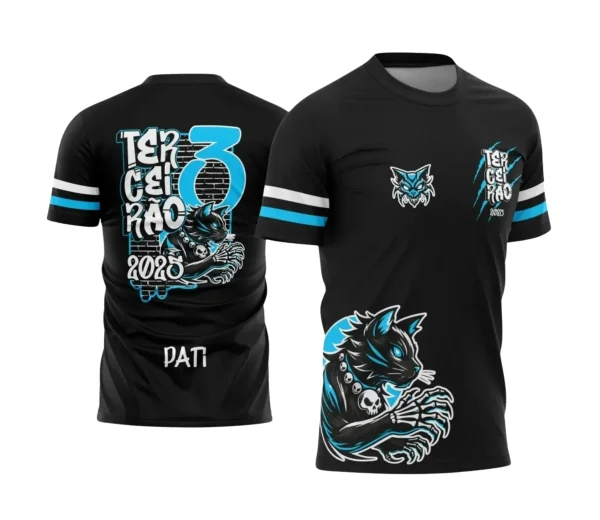 Camiseta Terceirão – Arte Vetor Gatinho 2025