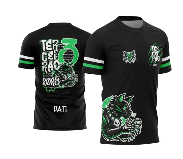 Camiseta Terceirão – Arte Vetor Gatinho 2025