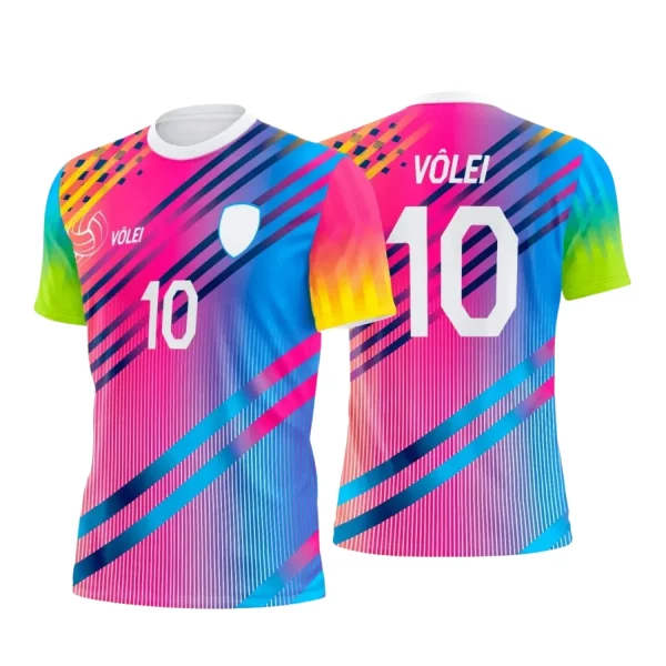 Camiseta Vôlei 2025 Sublimação | Arte Vetor Pronta