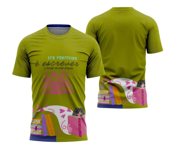 Design de Camisa Professor 2025 | Arte Digital Personalizada