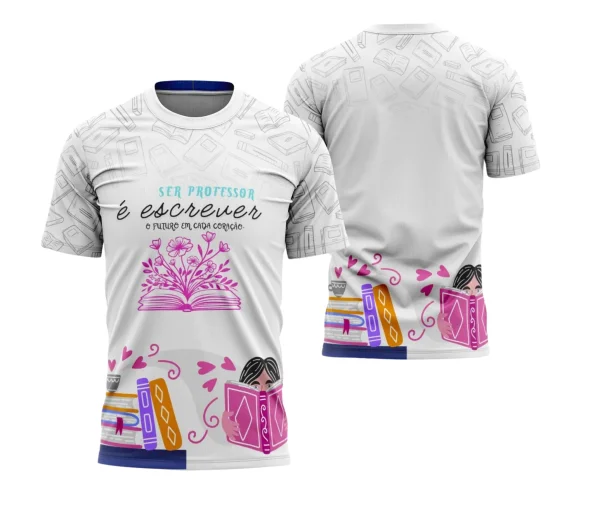 Design de Camisa Professor 2025 | Arte Digital Personalizada
