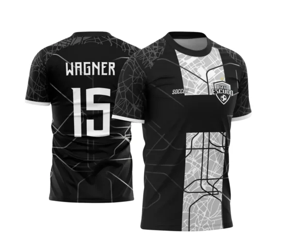 Estampa Camiseta Personalizada - Arte Vetor - Time Amador - Futebol 2025