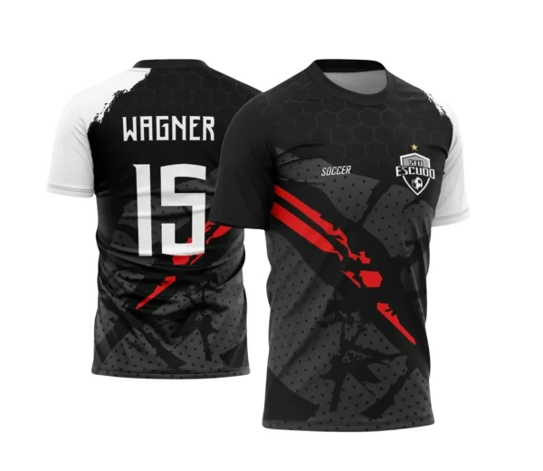 Estampa Camiseta Personalizada - Arte Vetor - Time Amador - Futebol 2025