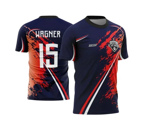 Estampa Camiseta Personalizada - Arte Vetor - Time Amador - Futebol 2025