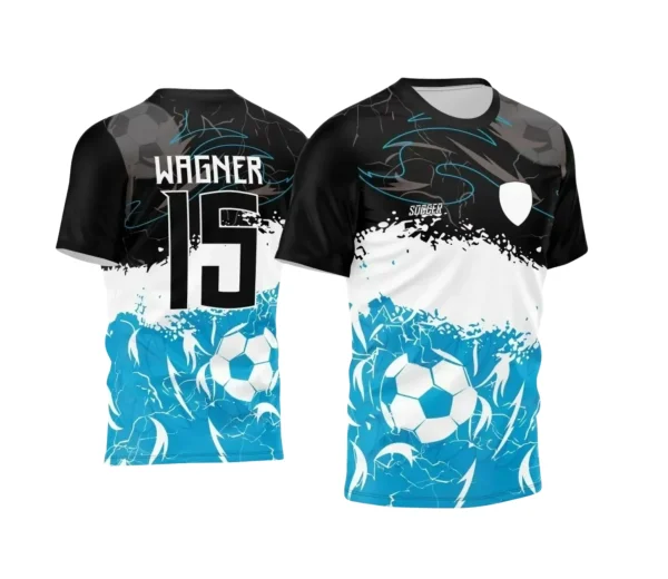 Estampa Camiseta Personalizada - Arte Vetor - Time Amador - Futebol 2025
