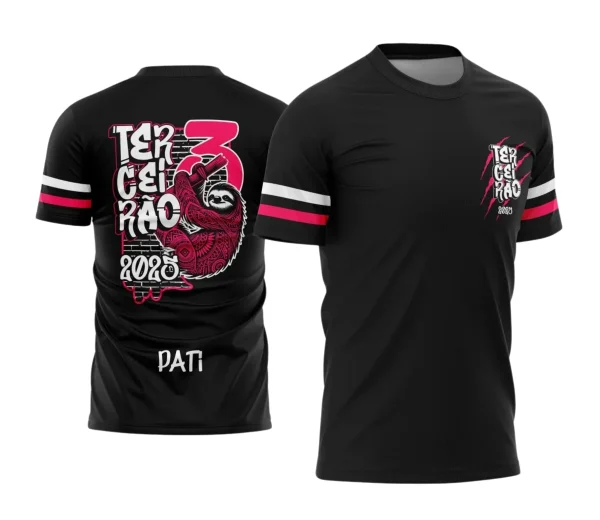 Terceirão Bicho Preguiça – Camiseta Escolar Personalizada