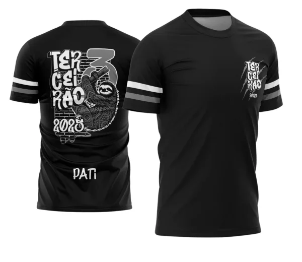 Terceirão Bicho Preguiça – Camiseta Escolar Personalizada