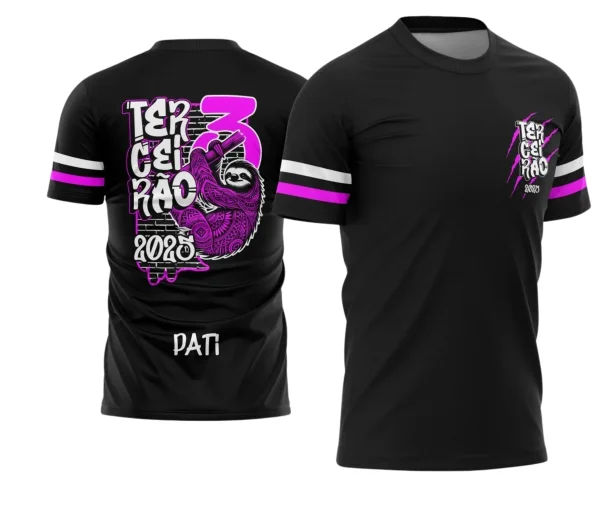 Terceirão Bicho Preguiça – Camiseta Escolar Personalizada