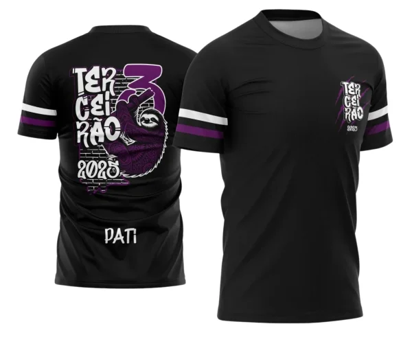Terceirão Bicho Preguiça – Camiseta Escolar Personalizada