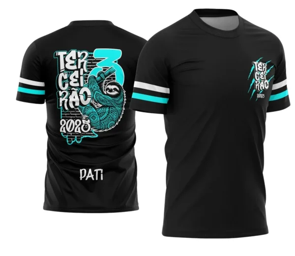Terceirão Bicho Preguiça – Camiseta Escolar Personalizada