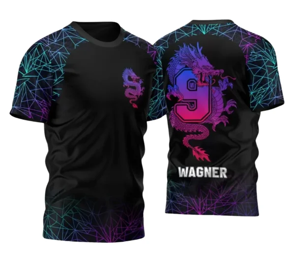 Camiseta Nono Ano Dragão – Uniforme Escolar Criativo para Concluintes