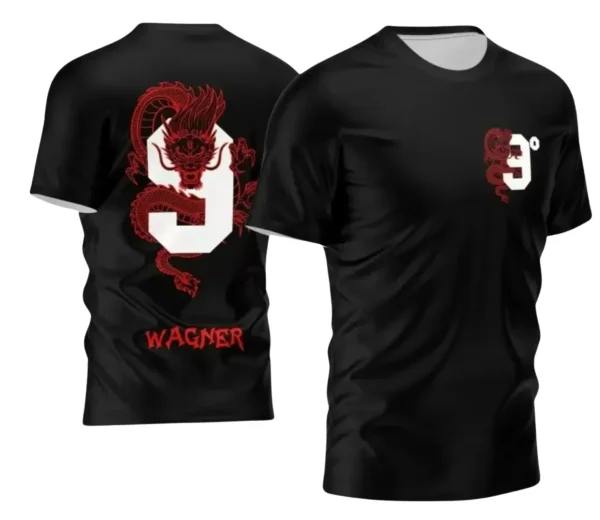 Camiseta Nono Ano Dragão – Uniforme Escolar Criativo para Concluintes