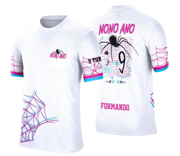 Camiseta Nono Ano Aranha – Uniforme Escolar Criativo para Concluintes