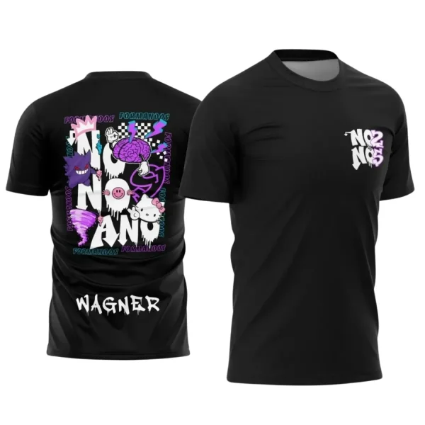 Estampa Para Camiseta Escolar – Arte Vetor - Uniforme Concluintes 2025 – Nono Ano: Estilo Gengar 9º Ano 2025