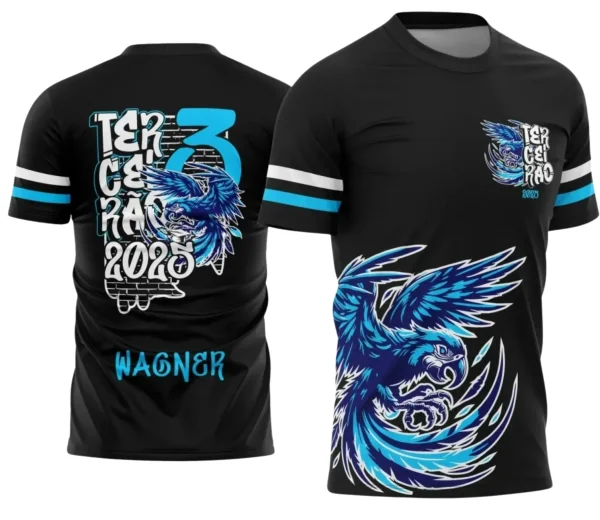 Camiseta Terceirão Arara Azul – Uniforme Escolar Criativo para Concluintes