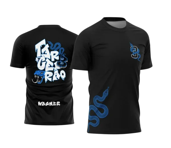 Estampa Para Camiseta Escolar – Arte Vetor - Uniforme Concluintes 2025 – Terceirão: Estilo Cobra