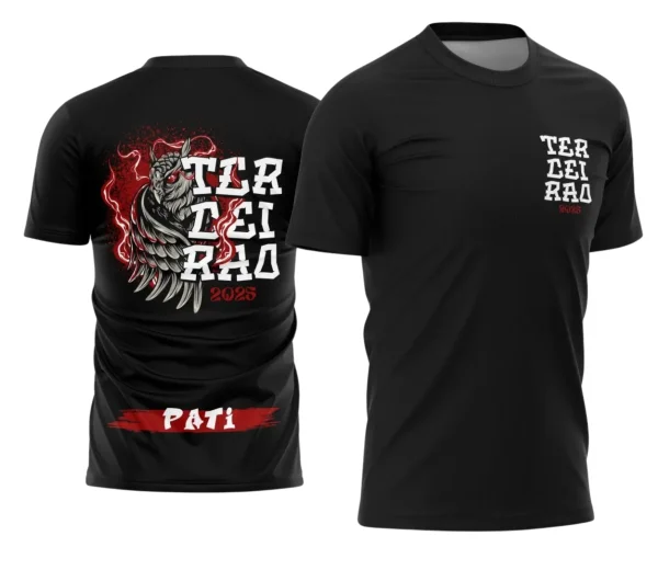 Camiseta Terceirão Coruja – Uniforme Escolar Criativo para Concluintes