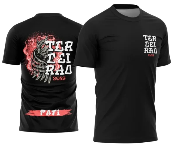 Camiseta Terceirão Coruja – Uniforme Escolar Criativo para Concluintes