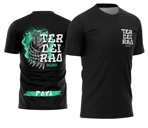 Camiseta Terceirão Coruja – Uniforme Escolar Criativo para Concluintes