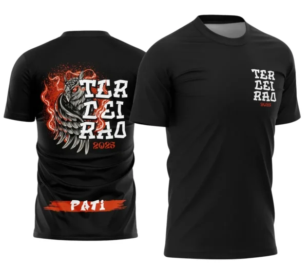 Camiseta Terceirão Coruja – Uniforme Escolar Criativo para Concluintes