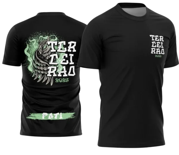 Camiseta Terceirão Coruja – Uniforme Escolar Criativo para Concluintes