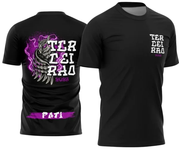 Camiseta Terceirão Coruja – Uniforme Escolar Criativo para Concluintes