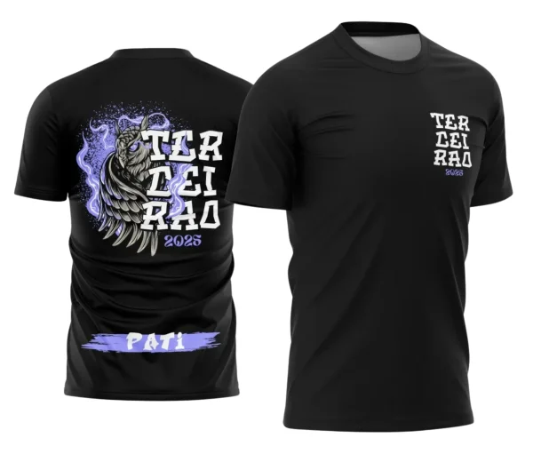 Camiseta Terceirão Coruja – Uniforme Escolar Criativo para Concluintes