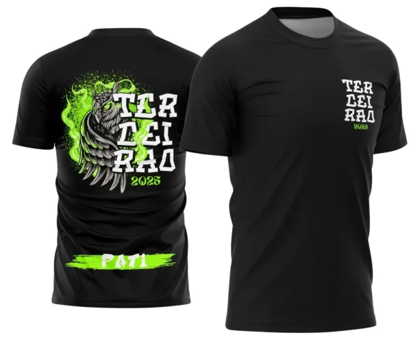 Camiseta Terceirão Coruja – Uniforme Escolar Criativo para Concluintes