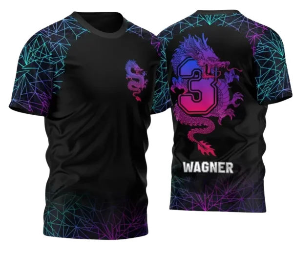 Camiseta Terceirão Dragão – Uniforme Escolar Criativo para Concluintes