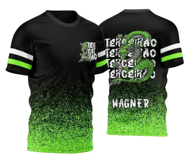 Camiseta Terceirão Dragão – Uniforme Escolar Criativo para Concluintes