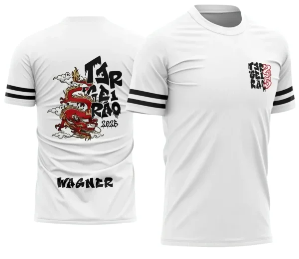 Camiseta Terceirão Dragão – Uniforme Escolar Criativo para Concluintes