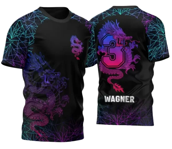 Camiseta Terceirão Dragão – Uniforme Escolar Criativo para Concluintes