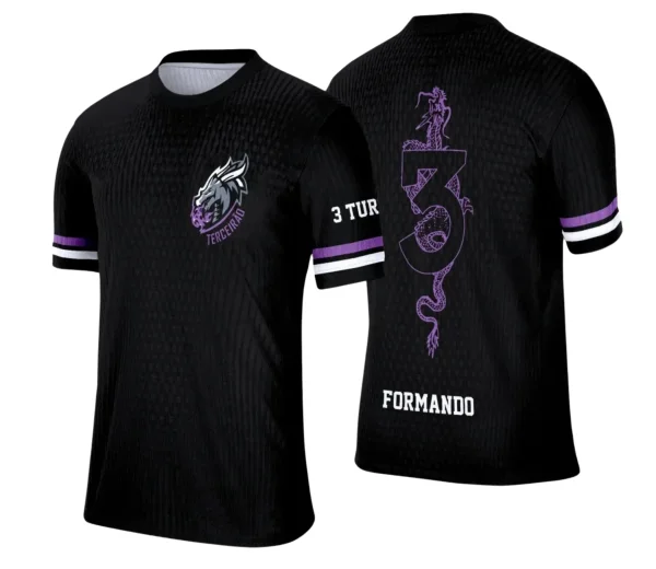 Camiseta Terceirão Dragão – Uniforme Escolar Criativo para Concluintes