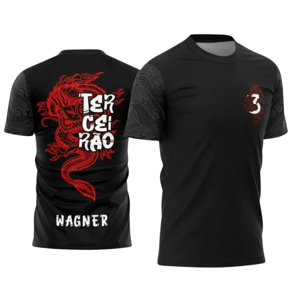 Estampa Para Camiseta Escolar – Arte Vetor - Uniforme Concluintes 2025 – Terceirão: Estilo Dragão
