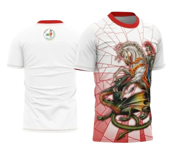 Camisa Religiosa São Jorge para Festejo