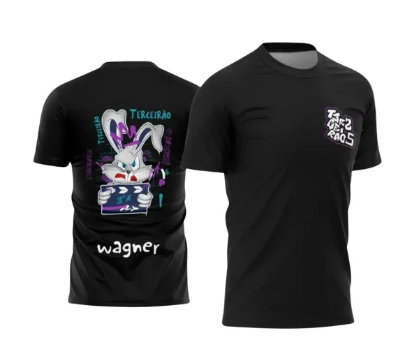 Estampa Terceirão Coelho para Camiseta Escolar 2025