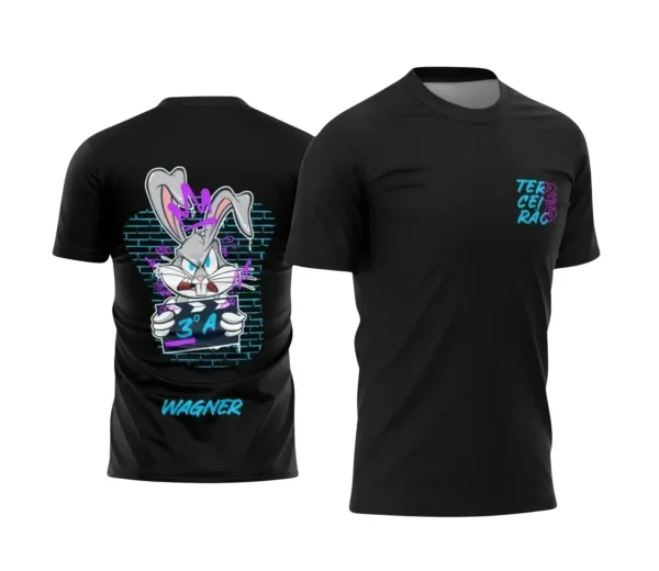 Estampa Terceirão Coelho para Camiseta Escolar 2025