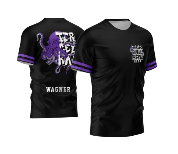 Terceirão Polvo – Estampa Camiseta Escolar Vetor