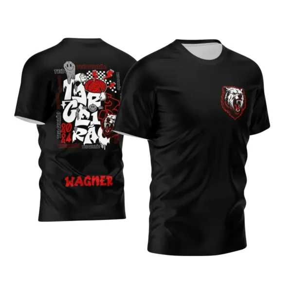 Estampa para Camiseta Escolar – Arte Vetor - Uniforme Concluintes  2025 – Terceirão : Estilo Urso