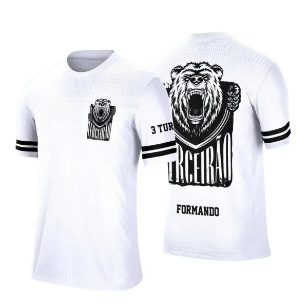 Estampa para Camiseta Escolar – Arte Vetor - Uniforme Concluintes  2025 – Terceirão : Estilo Urso