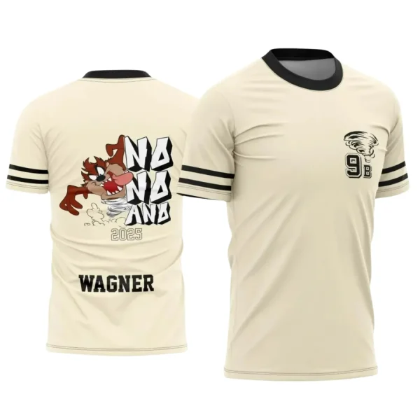 Estampa para Camiseta Escolar – Arte Vetor - Uniforme Concluintes – Nono Ano - Estilo : Taz Mania - Demônio da Tasmânia