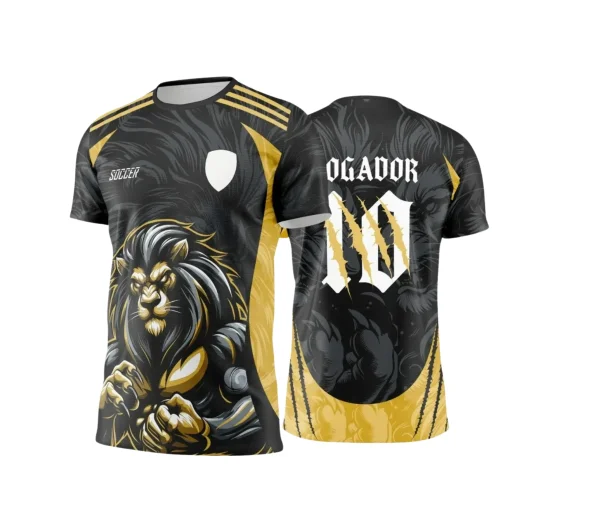 Interclasse 2025: Arte Vetor de Camiseta Escolar com Estilo Leão