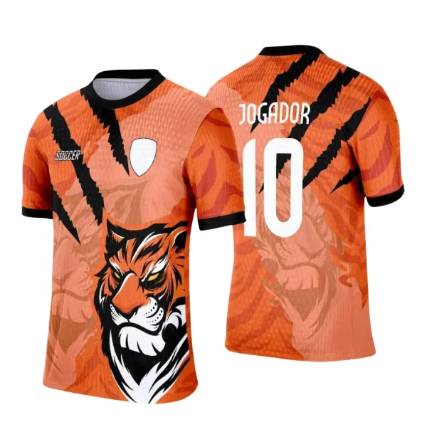 Interclasse 2025: Arte Vetor de Camiseta Escolar com Estilo Tigre