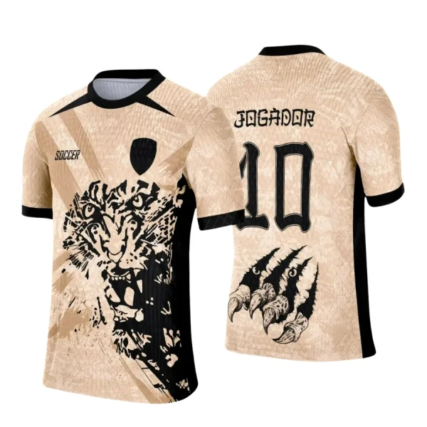 Interclasse 2025: Arte Vetor de Camiseta Escolar com Estilo Tigre