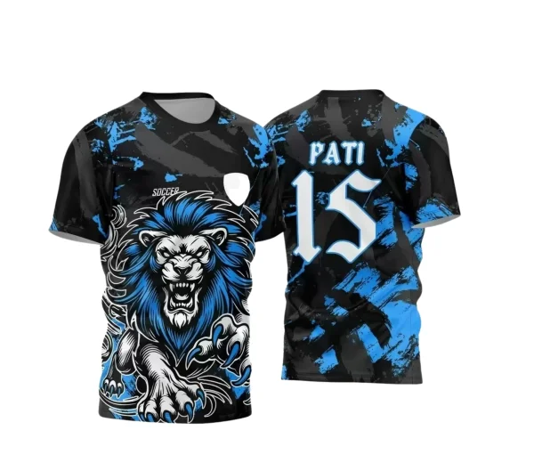 Interclasse 2025: Arte de Camiseta Escolar com Estilo Leão