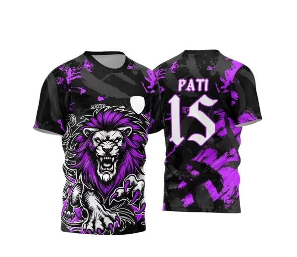 Interclasse 2025: Arte de Camiseta Escolar com Estilo Leão