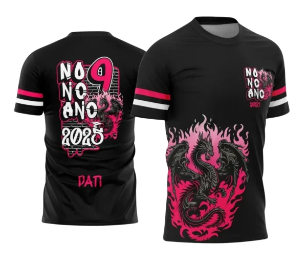 Camiseta Nono Ano Tema Dragão | Doces Desenhos
