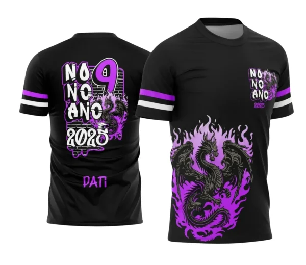 Camiseta Nono Ano Tema Dragão | Doces Desenhos