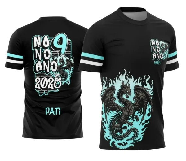 Camiseta Nono Ano Tema Dragão | Doces Desenhos